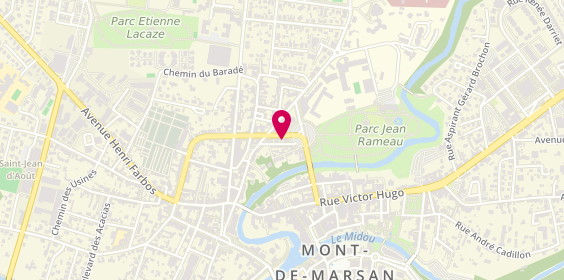 Plan de LES3PINCEAUX, 5 Boulevard Jean Lacoste, 40000 Mont-de-Marsan