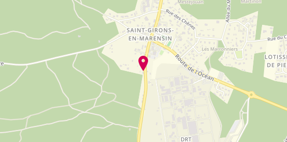 Plan de DAUVERGNE Amélie, Bourg 3408 Route Lac, 40560 Vielle-Saint-Girons
