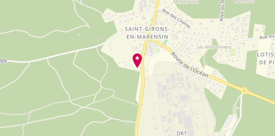 Plan de F L Services, 3408 Route des Lacs, 40560 Vielle-Saint-Girons