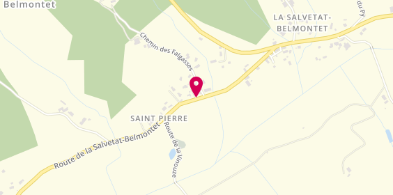 Plan de POLATO Jean Pierre, Falgasses 468 Route 36 Monclar Fronton, 82230 La Salvetat-Belmontet