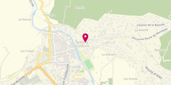 Plan de Applitech Services, Faubourg Vidourle, 30170 Saint-Hippolyte-du-Fort