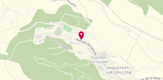 Plan de Ajl Aveyron Peinture Plaquiste Jointeur, 76 avenue de Lauras, 12250 Roquefort-sur-Soulzon