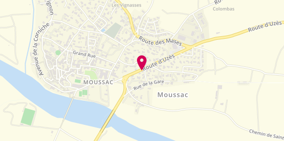 Plan de Danis Vincent, 6 Route Uzès, 30190 Moussac