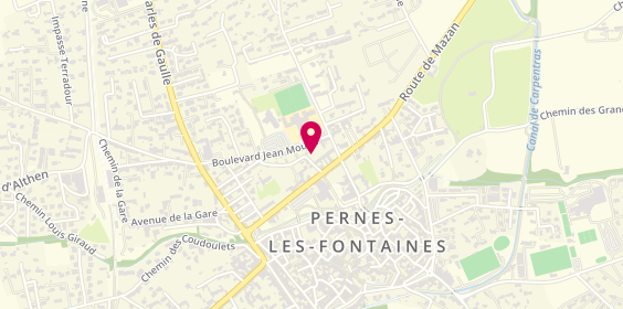 Plan de ENTAT Grégoire, 68 Chemin de Preville, 84210 Pernes-les-Fontaines