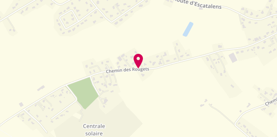Plan de VIGNOT Laurent, chemin des Rougets, 82290 Montbeton
