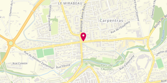 Plan de Cpr, 33 Avenue Pont des Fontaines, 84200 Carpentras