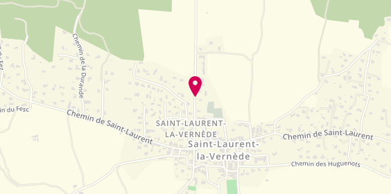 Plan de BARRETTE Jean Francois, 26 Route de Bagnols, 30330 Saint-Laurent-la-Vernède