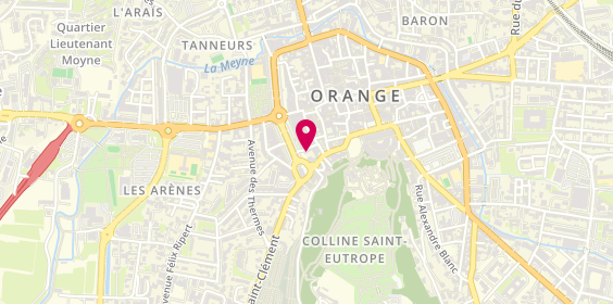 Plan de PAQUET Jean Francois, 60 Cours Aristide Briand, 84100 Orange