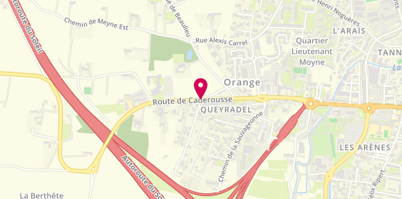 Plan de Ent.de Peinture Orangeois Benistant et Fils, Route de Caderousse, 84100 Orange