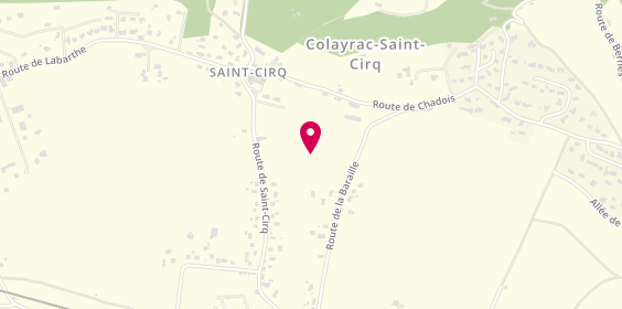 Plan de MAZARDS Jean, Route de Prayssas Lasquatre, 47450 Colayrac-Saint-Cirq