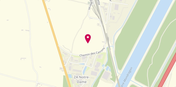 Plan de Jl Mathieu Peinture, Zone Artisanale Notre Dame Bât Pro le Cairon 8 le Cairon, 84430 Mondragon