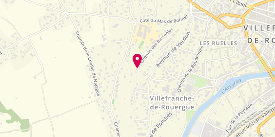 Plan de Da Silva José, 33 Chemin Bastonies, 12200 Villefranche-de-Rouergue