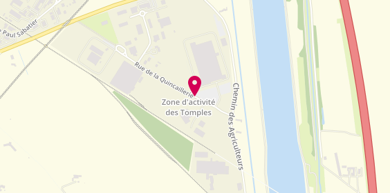Plan de Amefi, Zone Artisanale Les Tomples 6 Quincaillerie, 26700 Pierrelatte