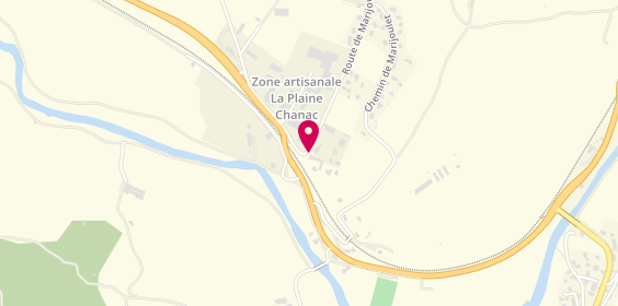 Plan de Idée-Déco, Zone Artisanale Les Plaines
4 Marijoulet, 48230 Chanac