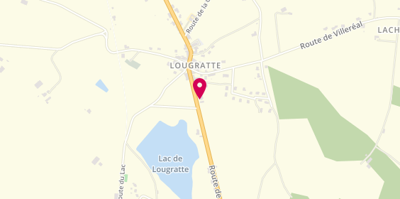 Plan de LUCENA Francine, 165 Route de Villeneuve, 47290 Lougratte