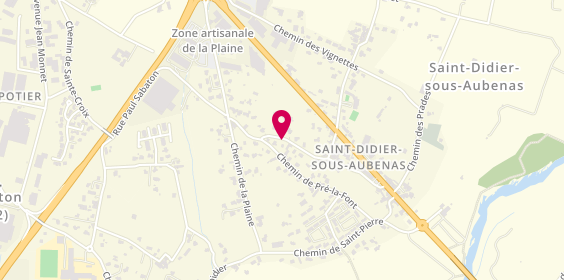 Plan de Antonio Del Rio Fils, Bp 18 237 Chemin Village, 07200 Saint-Didier-sous-Aubenas