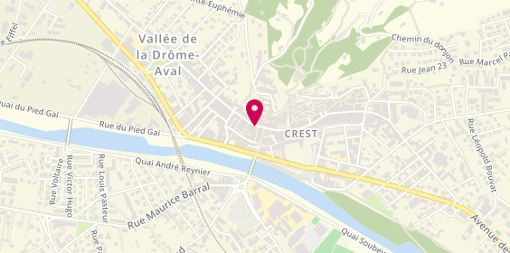 Plan de Cyrille Slim's, 35 Rue Hôtel de Ville, 26400 Crest