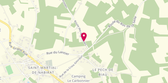 Plan de EI Salles Joelle, 99 Route des Peyralades, 24250 Saint-Martial-de-Nabirat