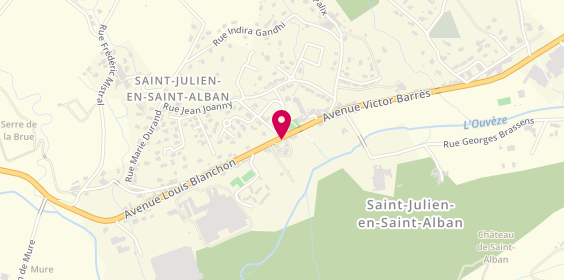 Plan de COGOTTI Stéphane, La Brasserie, 07000 Saint-Julien-en-Saint-Alban