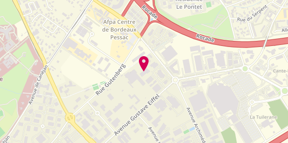 Plan de Protee, 4 Rue Henri de Châtelier, 33600 Pessac