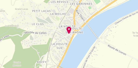 Plan de UPI Ravalement, 22 Rue Rampon, 07800 La Voulte-sur-Rhône