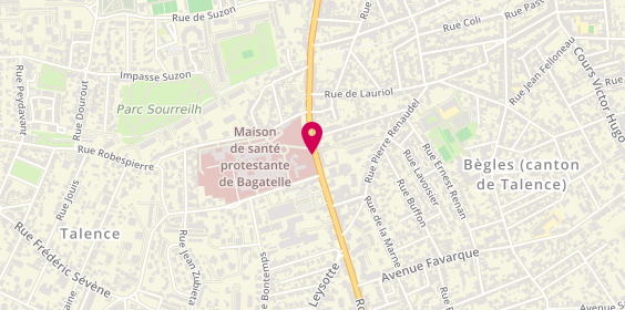 Plan de MEDDAH Lotfi, Route de Toulouse, 33400 Talence