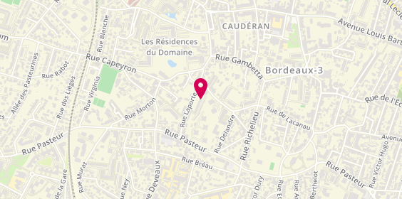 Plan de Elphège POUPINET - peintre en bâtiment Bordeaux, 20 Rue Laporte, 33200 Bordeaux