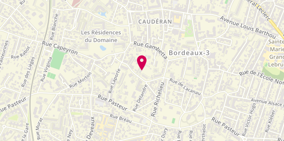 Plan de AUBRIE Pascal, 85 Rue de Lacanau, 33200 Bordeaux
