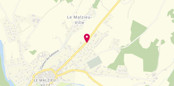 Plan de PASCAL Jean Luc, Route de Saugues, 48140 Le Malzieu-Ville
