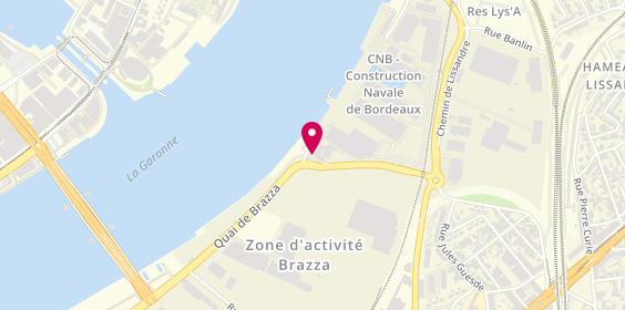 Plan de David Davitec, 123 Quai de Brazza, 33100 Bordeaux
