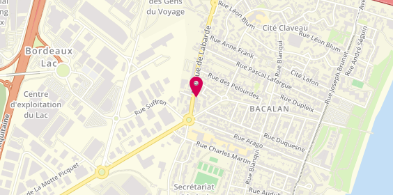 Plan de Seurin DEO Entreprise SAS, 19 avenue de Labarde, 33300 Bordeaux