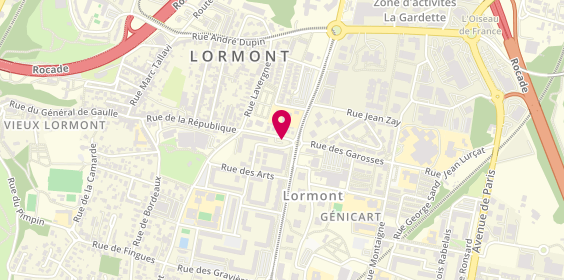Plan de Bms Carrelage, 15 Rue Jacques Brel, 33310 Lormont