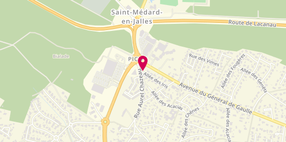 Plan de LAVIOLE Pascal, 13 Allée des Iris, 33160 Saint-Médard-en-Jalles