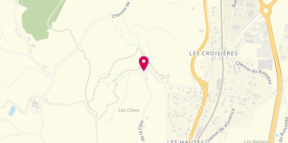 Plan de LE MAUFF Remy, 1030 Chemin Côtes, 07130 Soyons