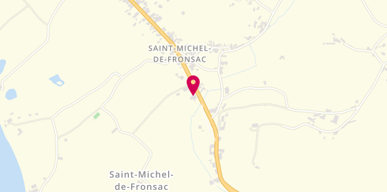 Plan de Arc en Ciel Peinture, 3 Lieu-Dit Matheline Ouest, 33126 Saint-Michel-de-Fronsac