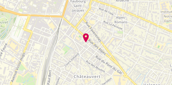 Plan de CHOSSON David, 7 Rue Prompsault, 26000 Valence