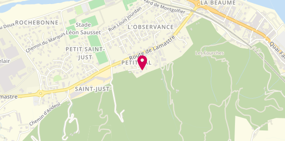 Plan de PEDUSSEL Gilles, 49 Bis Route de Lamastre, 07300 Tournon-sur-Rhône
