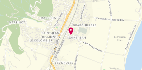 Plan de Entreprise Daniel Fraisse, 6 Rue du Vieux Village, 07300 Saint-Jean-de-Muzols