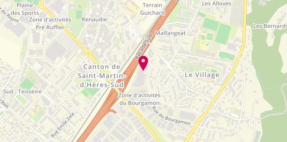 Plan de Etablissements Rastello, 8 Rue du Bourgamon, 38400 Saint-Martin-d'Hères