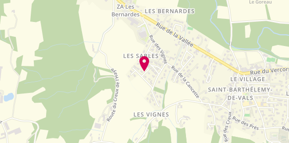 Plan de EI Sébastien CARLIN, 1 Imp. Les Lilas, 26240 Saint-Barthélemy-de-Vals
