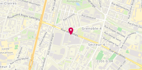 Plan de TEIXEIRA SDFP (rattaché à l'Établissemen, 109 Rue des Alliés, 38000 Grenoble