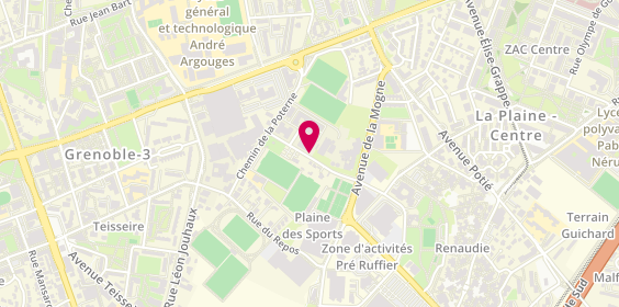Plan de Créations Céramiques Pose - CCP, 11 chemin Robespierre, 38100 Grenoble