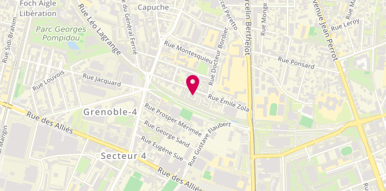 Plan de T.P.R.S, 33 Bis Rue Emile Zola, 38100 Grenoble