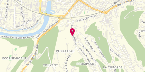 Plan de BURER Cédric, 18 Rue de Prompsault, 24660 Sanilhac