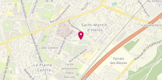Plan de DDS Peinture, 7 Rue Paul Verlaine, 38400 Saint-Martin-d'Hères
