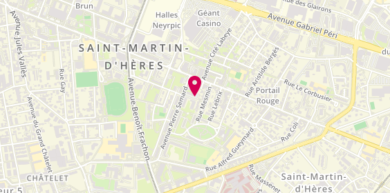 Plan de Entreprise Stella, 5 avenue Pierre Sémard, 38400 Saint-Martin-d'Hères