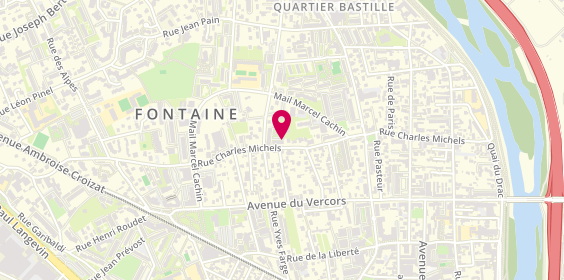 Plan de Ga Services, 66 Rue Charles Michels, 38600 Fontaine