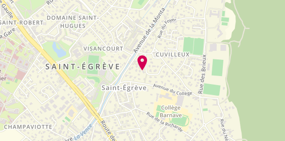 Plan de PANZARELLA Christophe, 16 Rue Chantemerle, 38120 Saint-Égrève