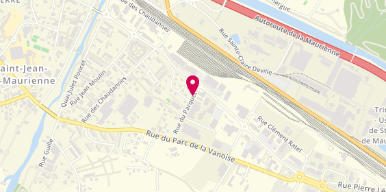 Plan de Entreprise Burrot, Rue du Parquet, 73300 Saint-Jean-de-Maurienne