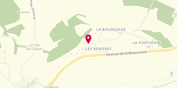 Plan de Ets ARNAUD Jérôme, 163 Route des Rebières, 24460 Agonac